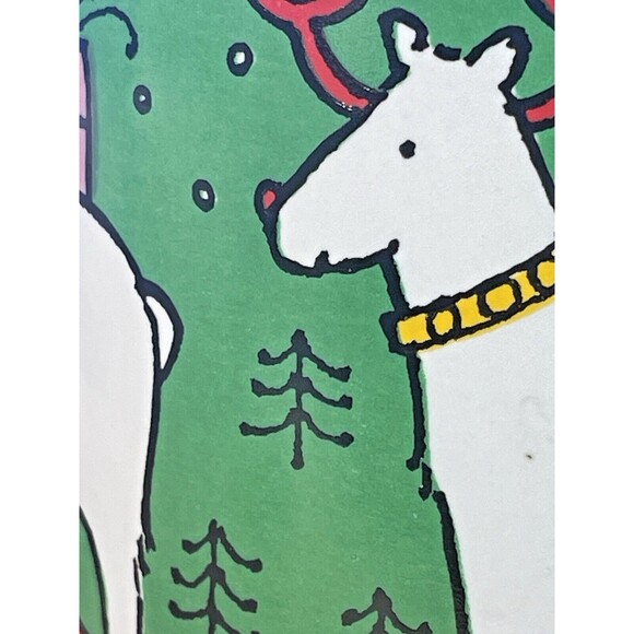 VTG 80s HOUZE Alan Wood Reindeer Gifts Holiday Christmas Whimsical Mug - Picture 5 of 10